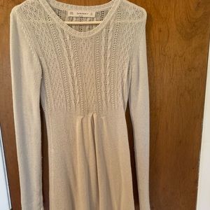 A Zara knit sweater dress